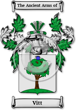 Vitt Family Crest Download (jpg) Legacy Series - 150 DPI