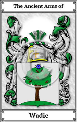 Wadie Family Crest Download (JPG)  Book Plated - 150 DPI