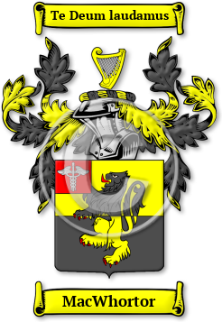 MacWhortor Family Crest Download (jpg) Legacy Series - 150 DPI