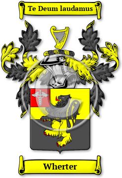 Wherter Family Crest Download (jpg) Legacy Series - 150 DPI