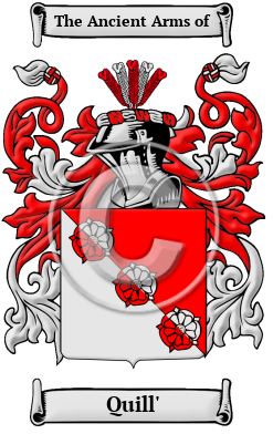 Quill' Family Crest/Coat of Arms