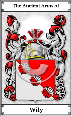 Wily Family Crest Download (JPG)  Book Plated - 150 DPI