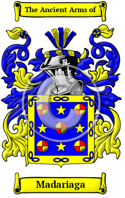 Madariaga Family Crest Download (JPG) Heritage Series - 600 DPI