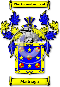 Madriaga Family Crest Download (jpg) Legacy Series - 150 DPI