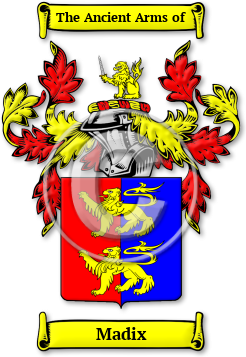 Madix Family Crest Download (jpg) Legacy Series - 150 DPI