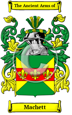 Machett Family Crest/Coat of Arms