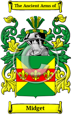 Midget Family Crest/Coat of Arms