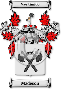 Madeson Family Crest Download (jpg) Legacy Series - 150 DPI