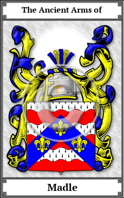 Madle Family Crest Download (JPG) Book Plated - 600 DPI