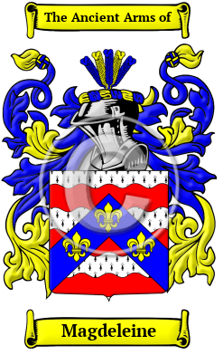 Magdeleine Family Crest Download (jpg) Heritage Series - 150 DPI