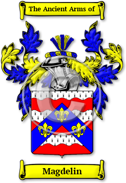 Magdelin Family Crest Download (jpg) Legacy Series - 150 DPI