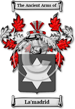 La'madrid Family Crest Download (jpg) Legacy Series - 150 DPI