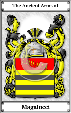 Magalucci Family Crest Download (JPG)  Book Plated - 150 DPI