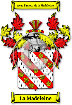 La Madeleine Family Crest Download (jpg) Legacy Series - 150 DPI