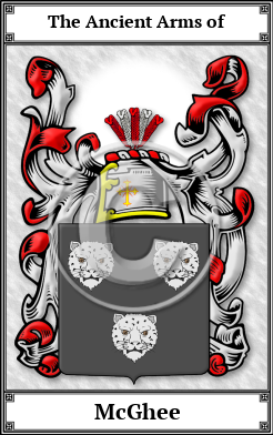 McGhee Family Crest Download (JPG)  Book Plated - 150 DPI