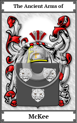 McKee Family Crest Download (JPG)  Book Plated - 150 DPI