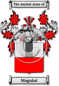 Magnini Family Crest Download (JPG) Legacy Series - 600 DPI