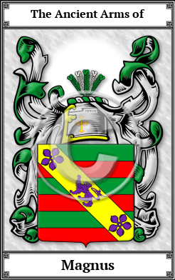 Magnus Family Crest Download (JPG)  Book Plated - 150 DPI