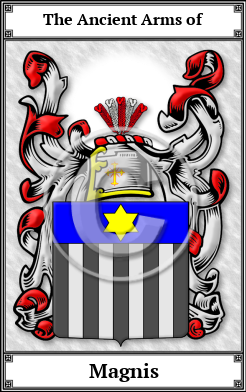 Magnis Family Crest Download (JPG) Book Plated - 600 DPI