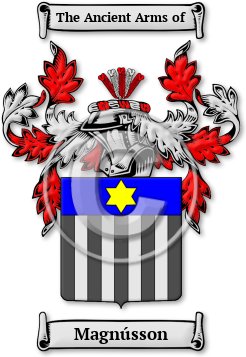 Magnússon Family Crest Download (jpg) Legacy Series - 150 DPI