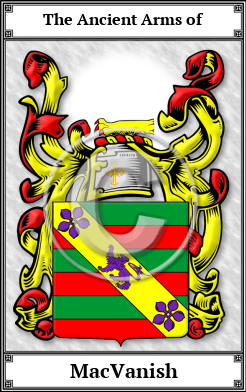 MacVanish Family Crest Download (JPG)  Book Plated - 150 DPI