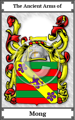 Mong Family Crest Download (JPG)  Book Plated - 150 DPI