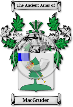 MacGruder Family Crest Download (jpg) Legacy Series - 150 DPI