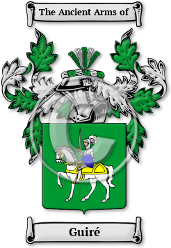 Guiré Family Crest Download (jpg) Legacy Series - 150 DPI