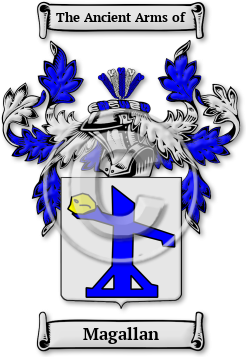 Magallan Family Crest Download (jpg) Legacy Series - 150 DPI