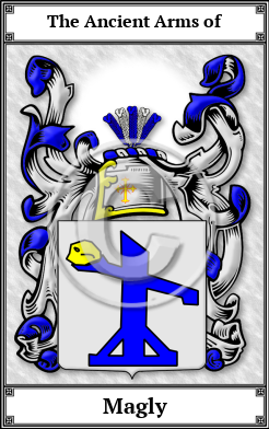 Magly Family Crest Download (JPG)  Book Plated - 150 DPI