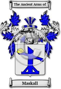 Maskall Family Crest Download (JPG) Legacy Series - 600 DPI