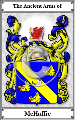 McHaffie Family Crest Download (JPG) Book Plated - 600 DPI