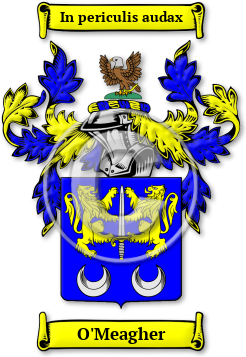 O'Meagher Family Crest Download (jpg) Legacy Series - 150 DPI
