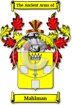 Mahlman Family Crest Download (jpg) Legacy Series - 150 DPI