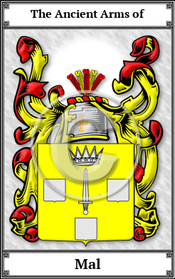 Mal Family Crest Download (JPG)  Book Plated - 150 DPI