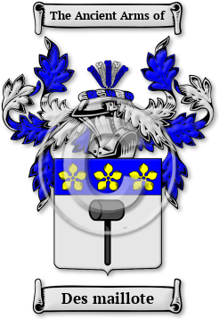 Des maillote Family Crest Download (JPG) Legacy Series - 300 DPI