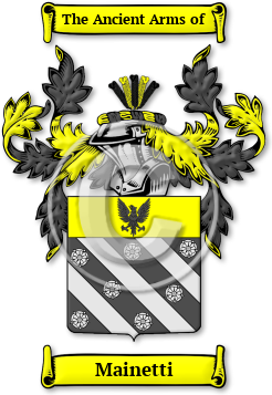 Mainetti Family Crest Download (JPG) Legacy Series - 600 DPI