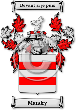Mandry Family Crest Download (JPG) Legacy Series - 600 DPI