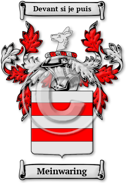 Meinwaring Family Crest Download (jpg) Legacy Series - 150 DPI