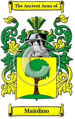 Maïolino Family Crest Download (JPG) Heritage Series - 300 DPI