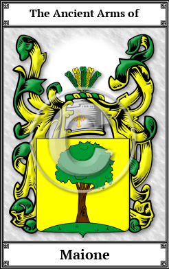 Maione Family Crest Download (JPG)  Book Plated - 150 DPI