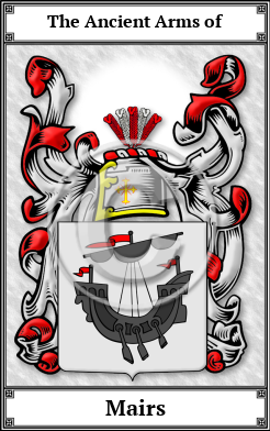 Mairs Family Crest Download (JPG) Book Plated - 600 DPI