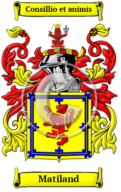 Matiland Family Crest/Coat of Arms