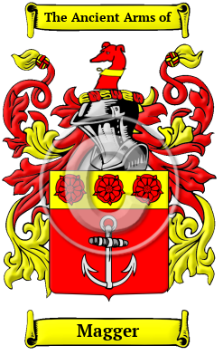 Magger Family Crest Download (jpg) Heritage Series - 150 DPI