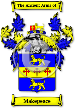 Makepeace Family Crest Download (JPG) Legacy Series - 600 DPI