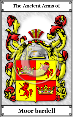 Moor bardell Family Crest Download (JPG) Book Plated - 600 DPI