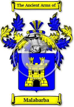 Malabarba Family Crest Download (jpg) Legacy Series - 150 DPI