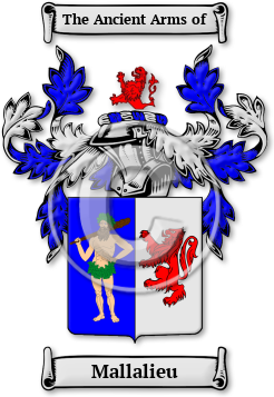 Mallalieu Family Crest Download (JPG) Legacy Series - 600 DPI