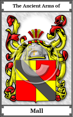 Mall Family Crest Download (JPG)  Book Plated - 150 DPI