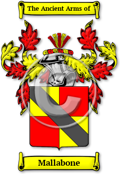 Mallabone Family Crest Download (jpg) Legacy Series - 150 DPI
